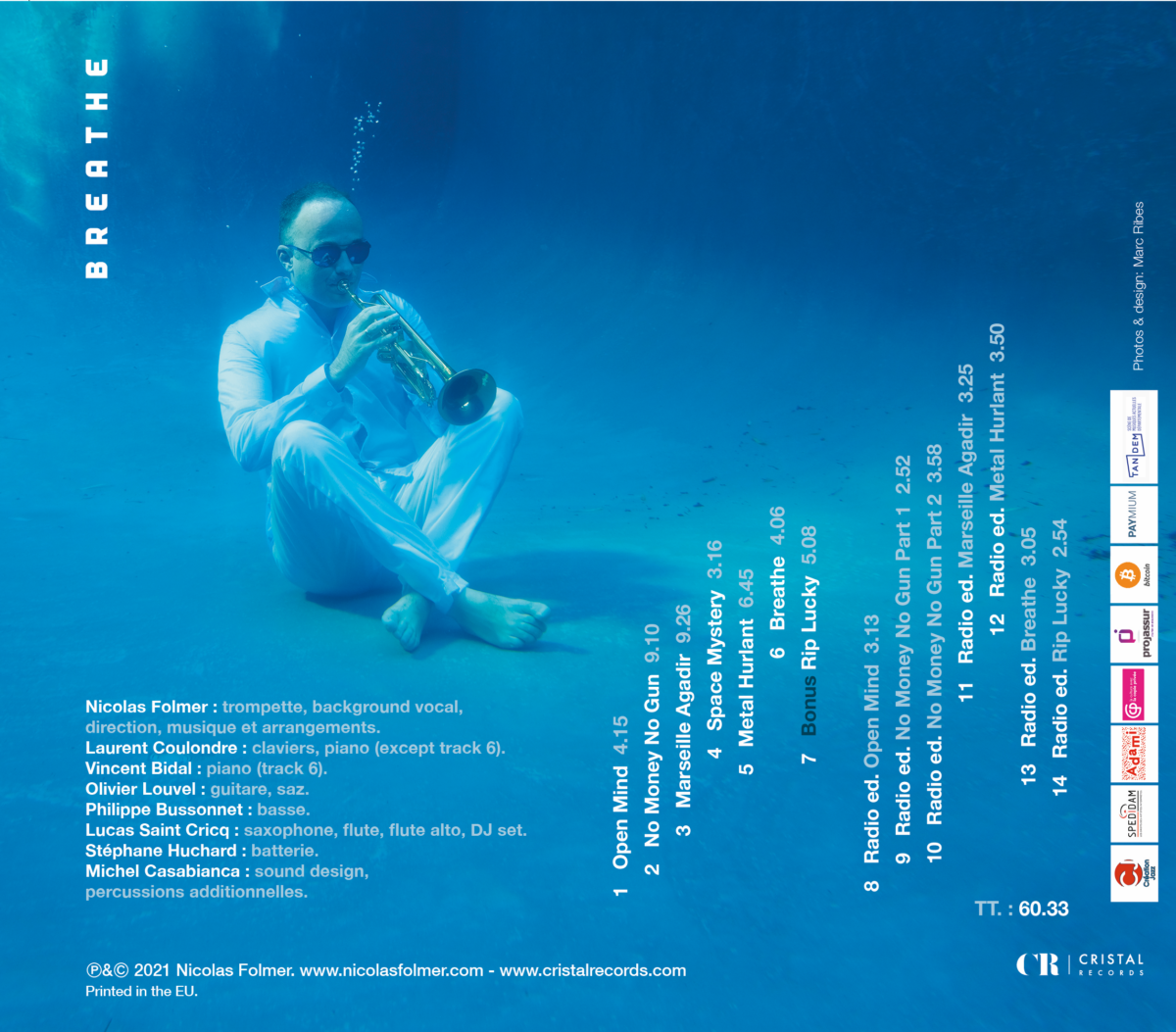 Nicolas Folmer couvertude CD Breathe