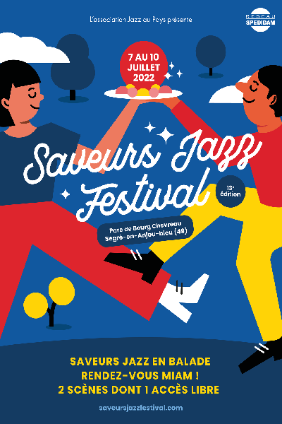 Affiche du festival recommandé par Nicolas Folmer : Saveurs JAzz festival