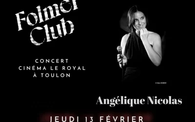 Angélique Nicolas au Folmer Club à l’affiche du Cinéma le Royal