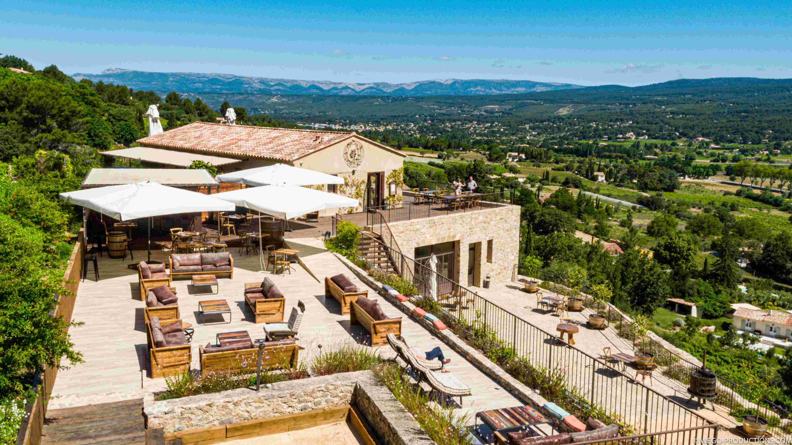 Restaurant et Bar Panoramique La Font des Pères Le Beausset Var France